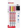 Marcador Edding 4085/4N — marcador de giz 1–2 mm, néon, conjunto de 4