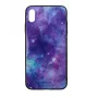 Película de vidro Tellur Cover Glass print para iPhone XS Max com impressão de universo
