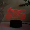 Lâmpada LED decorativa para veículos MANTA SNL121RGB luz 3D RGB para automóveis e motociclos
