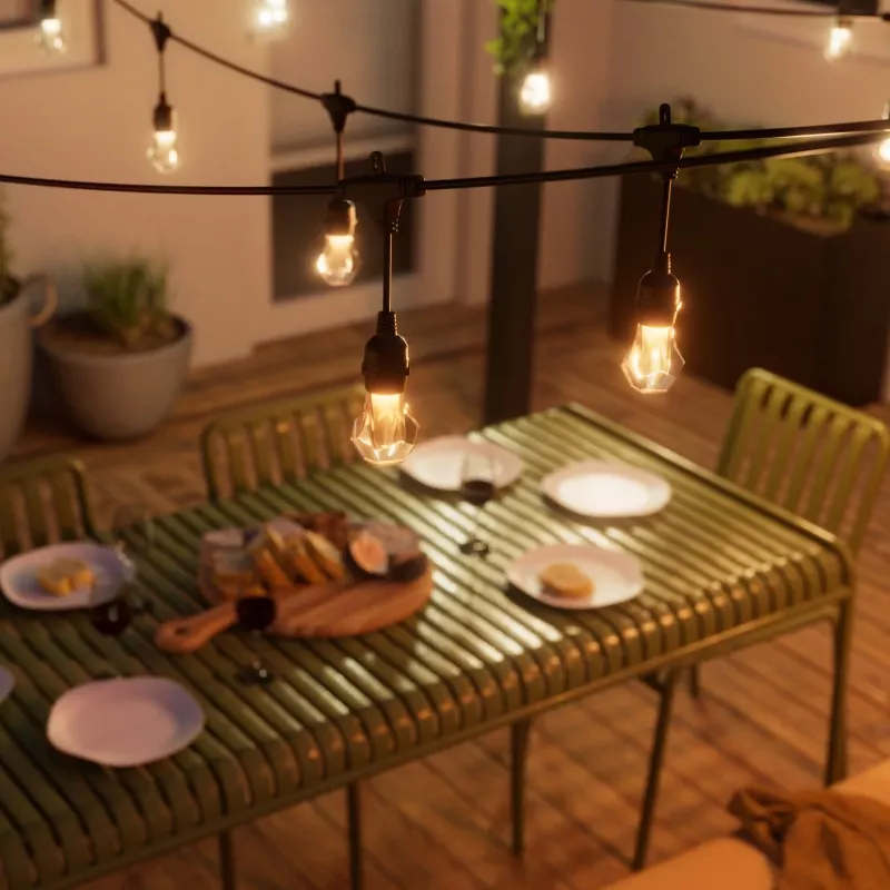 Iluminação de jardim inteligente Nanoleaf NF084K02-40SLO