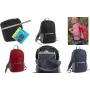Mochila WEDO 582701, tecido sintético, preto, capacidade 12–13 l