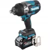 Chave de impacto a bateria TW001GM201 XGT, 40 Volt azul/preto, 2x bateria Li-Ion XGT 4 Ah, em mala de transporte