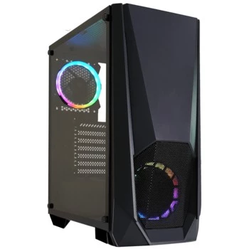 Xilence Xilent Blast X505.ARGB Caixa para PC gaming, RGB ATX Midi-Tower, preto (XG141)
