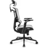 Cadeira de escritório Sharkoon OfficePal C50M — assento acolchoado, encosto em rede, preta, encosto 49 × 63 cm, largura do assento 50 cm
