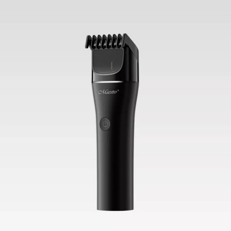Aparador de cabelo sem fios Maestro MR-641, lâmina cerâmica, recarregável por USB, 1200 mAh, 45×155×30 mm