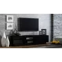 Móvel de TV Cama SIGMA1 180 preto/preto brilhante