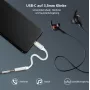 Cabo adaptador helos USB 3.1 Type-C para 3,5 mm, modelo 288381, prateado