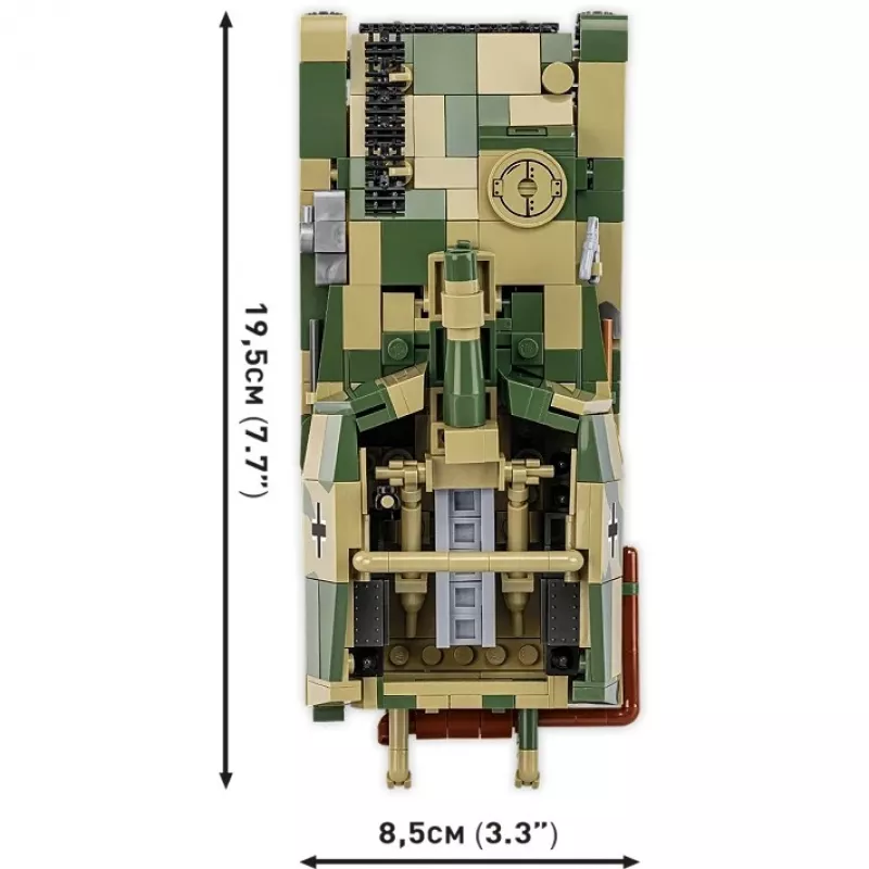 Kit de construção Cobi SD.KFZ.138/1 Grille, 720 peças, modelo de exposição