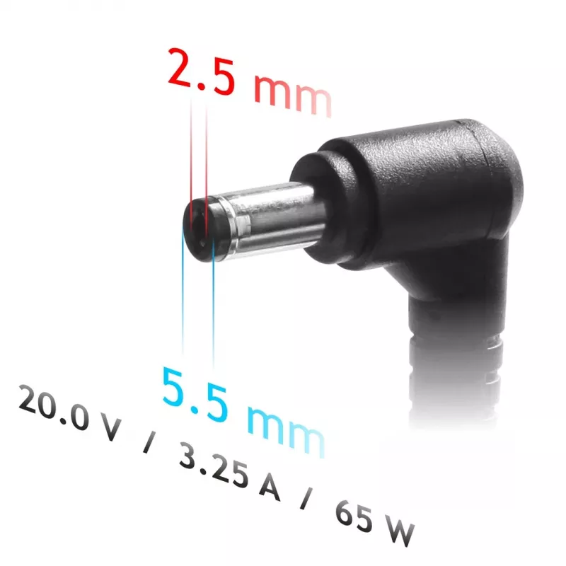 Fonte de alimentação para portátil Akyga AK-ND-17 para Fujitsu Siemens, 65 W, 20 V / 3,25 A, 5,5 x 2,5 mm