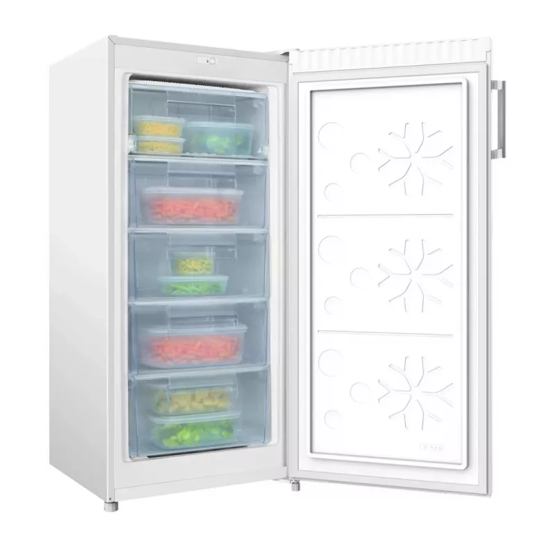Amica FZ208.3AA(E) congelador de instalação livre, de uma porta, controlo mecânico, 39 dB, classe energética E, branco