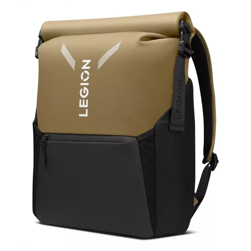 Mochila para portátil Lenovo GX41U39298 para portáteis de 40,6 cm (16 polegadas), nylon/poliéster, 25 L, preto/amarelo