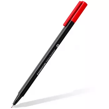 Fineliner Staedtler 334 C6 preto azul verde vermelho violeta 5 unid.