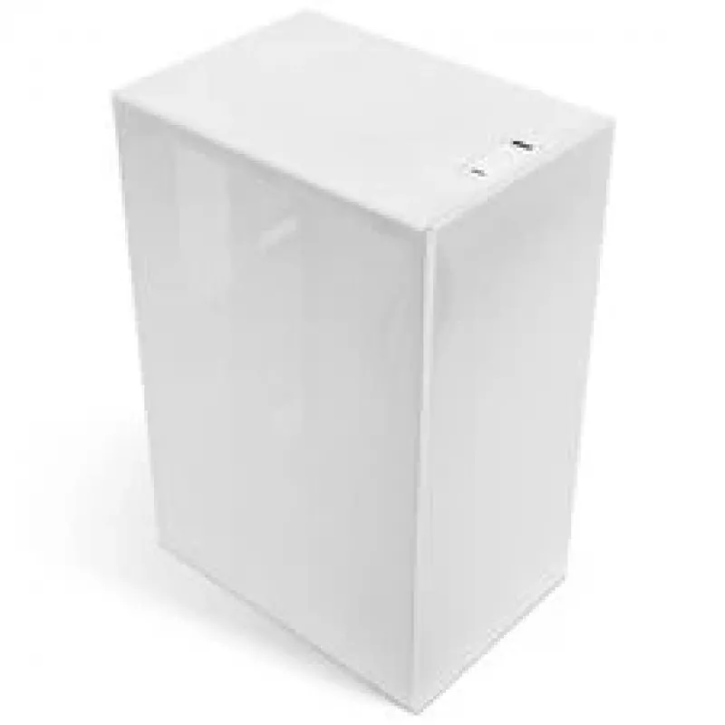 Caixa de PC Mini-ATX ssupd Meshroom S V2, branca, painéis em malha, suporta placa-mãe ATX e PCIe 5.0