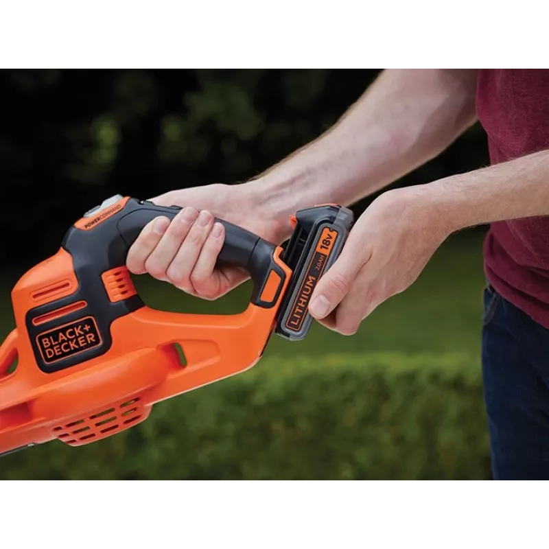 Soprador de folhas a bateria Black & Decker GWC1820PC 209 km/h preto, laranja 18 V lítio