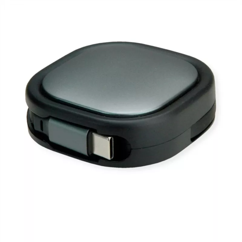 Cabo enrolável USB2.0 ROLINE C-C ST/ST 1,2m – Cabo – Digital/Dados (11.02.8420)