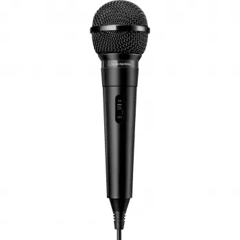 Microfone dinâmico Audio-Technica AudioT ATR1100x preto | unidirecional
