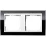 GIRA moldura 2 módulos Event Klar, Standard 55, System 55 preto 0212733