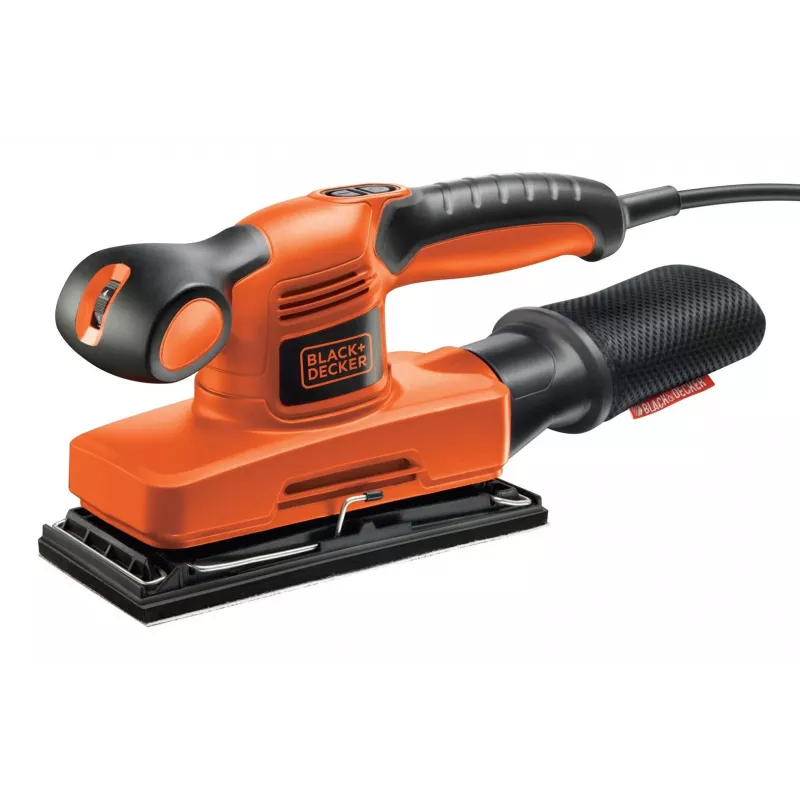 Black & Decker KA320EKA-QS lixadeira orbital de 240 W, laranja