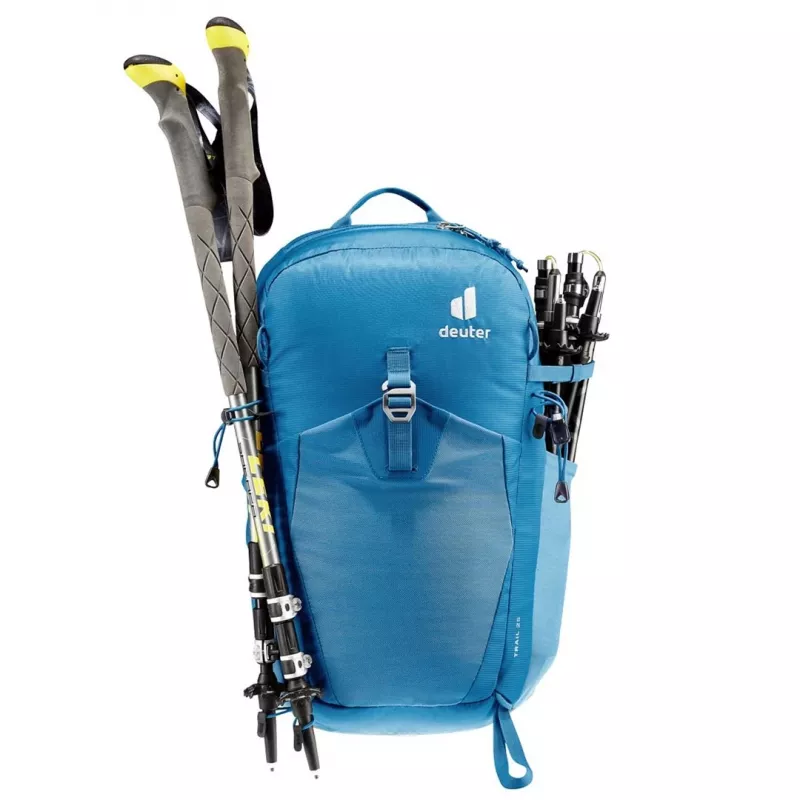 Mochila DEUTER Trail 25 mochila de caminhada diária, 25 L, poliéster, capa de chuva, cinto de cintura