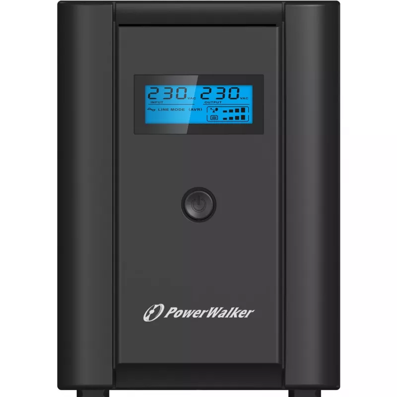 PowerWalker VI 2200 LCD/IEC UPS (fonte de alimentação ininterrupta) line-interactive 2,2 kVA 1200 W 6 saídas AC