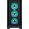 Caixa de PC Silentware Flow 110 A-RGB preto — caixa mid-tower, painel lateral em vidro temperado