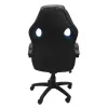 Cadeira de escritório Topeshop FOTEL ENZO NIEB-CZAR assento acolchoado encosto acolchoado