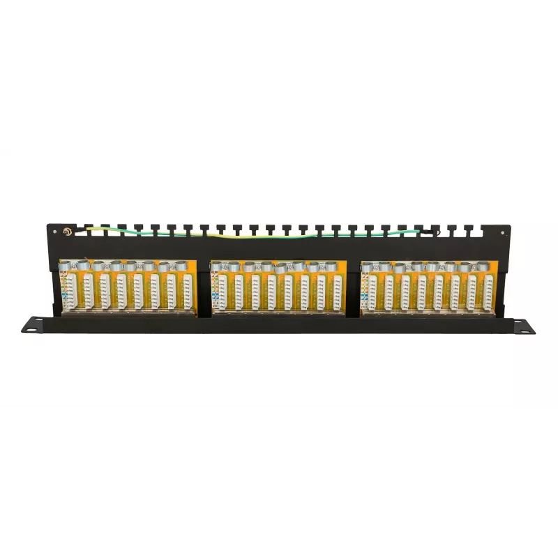 Extralink CAT6 STP V2 | patch panel | 24 portas