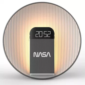 Altifalante Bluetooth/despertador/carregador sem fios NASA SPC600