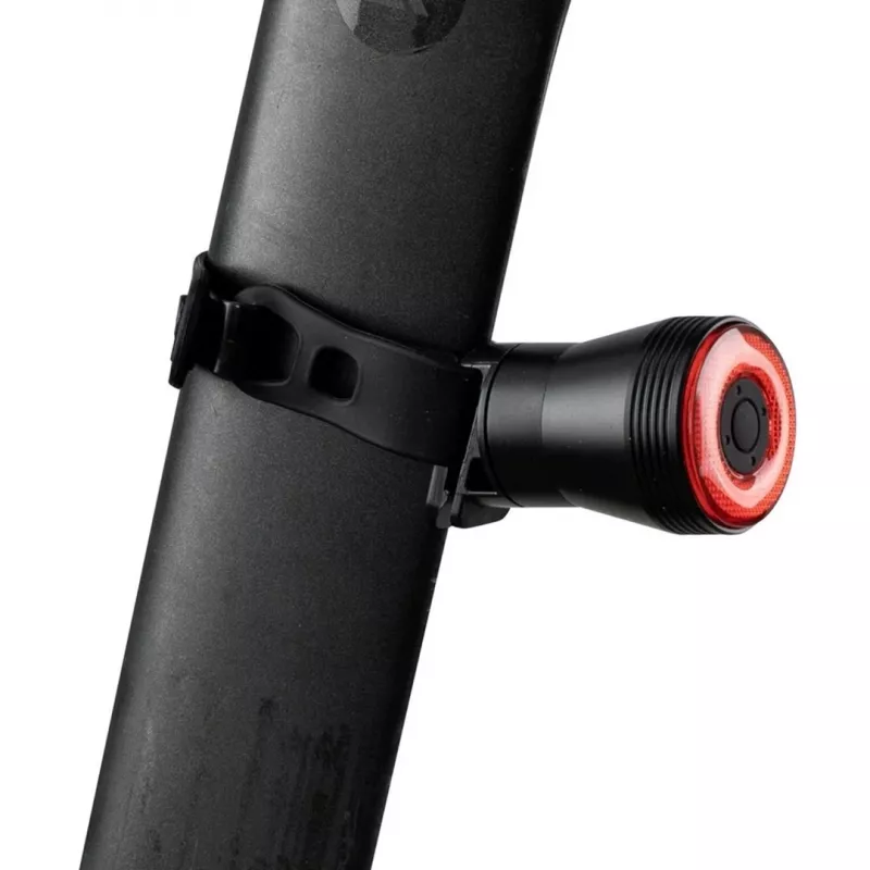 Rockbros Q5 luz traseira preta para bicicletas com sistema STOP inteligente