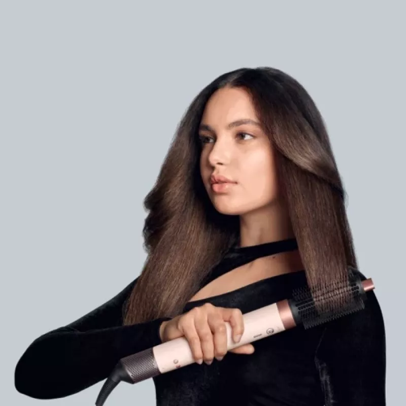 Multistyler Airwrap Co-anda2x Straight + Wavy, creme/ouro rosa, Bluetooth, 1.700 Watt (embalagem danificada)