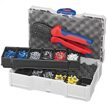 Conjunto de ferramenta de cravar cabos Knipex 97 90 23