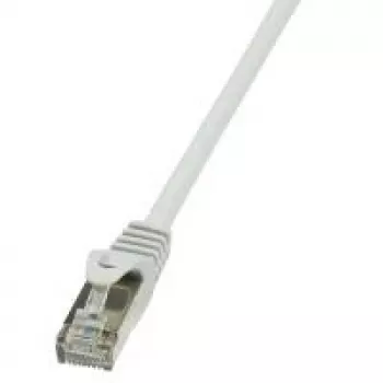Logilink - Cabo de rede - RJ-45 (M) - RJ-45 (M) - 7,5 m - Par com folha não blindado (F/UTP) - CAT 5e - Cinzento (CP1082S)