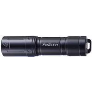 Lanterna de mão Fenix E01 V2.0 preto LED 100 lm IP68