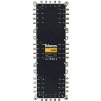 Multiswitch Televes MS524C — multiswitch com 5 saídas e 24 entradas para distribuição de satélite e terrestre