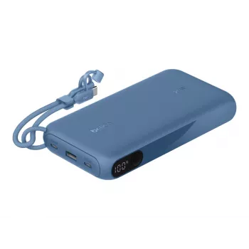 Powerbank Belkin BPB028hqBL 20000 mAh, 2× USB‑C, 1× USB‑A, azul