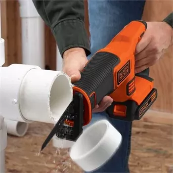 Black & Decker BDCR18-QW Serra sabre preto, laranja