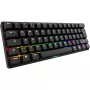 Teclado Sharkoon 100065630 60% com fios USB QWERTZ alemão preto