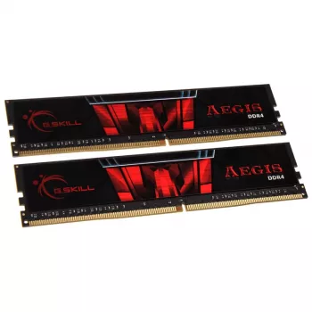 DIMM 16 GB DDR4-3000 (2x 8 GB) Dual-Kit, memória RAM preta, F4-3000C16D-16GISB, Aegis, INTEL XMP