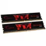DIMM 16 GB DDR4-3000 (2x 8 GB) Dual-Kit, memória RAM preta, F4-3000C16D-16GISB, Aegis, INTEL XMP