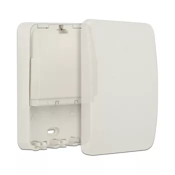 Caixa de superfície e de distribuição DELOCK 86262, branco, 82×120×31 mm