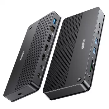 Docking station UNITEK D1104A01 USB4 Com fios 100 W Power Delivery