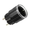 Tomada inteligente Shelly Plug S MTR Gen3 (preto)