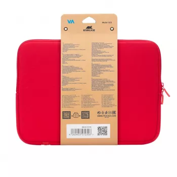 Capa tipo sleeve Rivacase 5123 33,8 cm (13,3 polegadas) vermelha