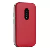 Telemóvel Doro Leva E22, 2,8 polegadas (7,11 cm) ecrã, Single SIM, câmara 0,3 MP, 1150 mAh, 127,8 g, vermelho/branco