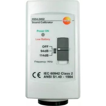 Testo 0554 0452 medidor de nível sonoro digital 0 - 114 dB (0554 0452)
