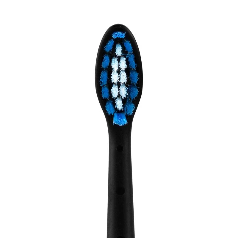 Cabeças de escova de dentes silk'n SYR4PEUZS001 — 4 cabeças de substituição, preto, dureza média das cerdas
