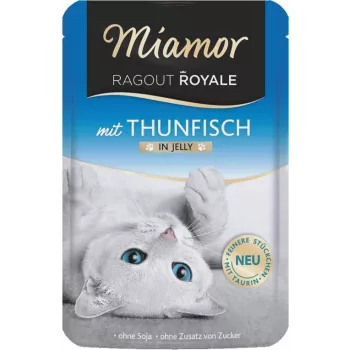 MIAMOR Ragout Royale atum em geleia - comida húmida para gatos - 100g