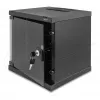 Rack autónomo/parede/chão DELOCK 43422 6U capacidade de carga 30 kg IP20, preto, fechadura com chave