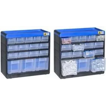 Organizador de peças pequenas allit VarioPlus Pro 29/32 L x A 300 285 — recipientes de armazenamento modulares