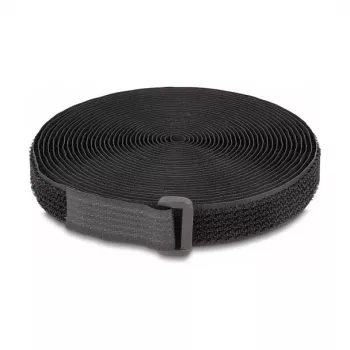 Fita de velcro DeLOCK 3 m x 20 mm preto nylon